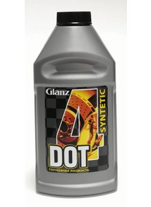 Тормозная жидкость DOT-4 455гр. Glanz