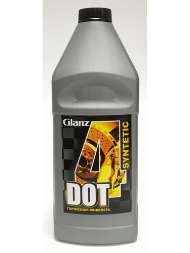 Тормозная жидкость DOT-4 910гр. Glanz