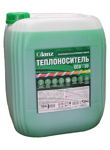 Теплоноситель ECO -30 20кг пропиленгликоль GLANZ