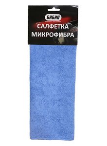 Салфетка микрофибра 35х35 (синяя) БИБИП